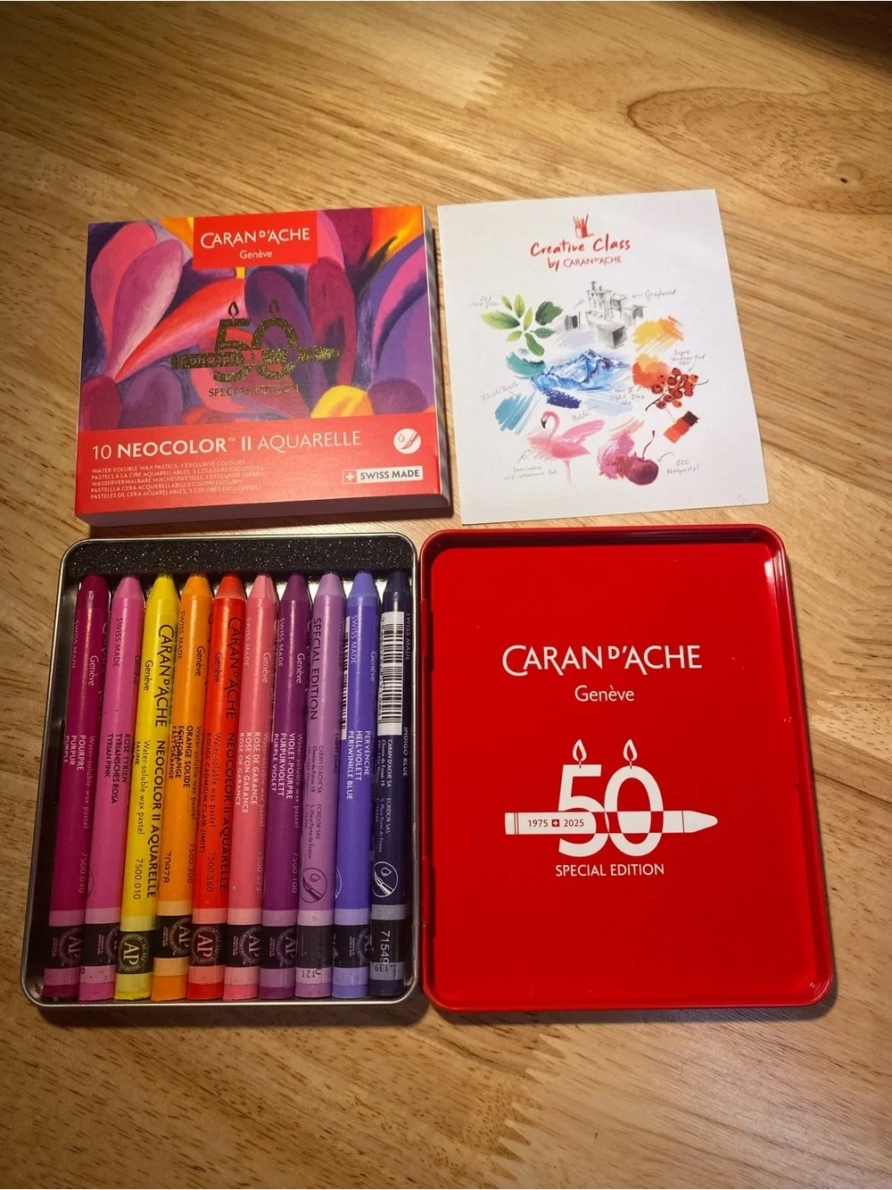 CARAN D’ACHE - Neocolor II Aquarelle 50th Special Editions (All 5)